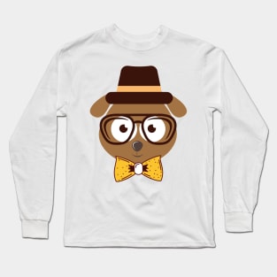 Cute Dogface Long Sleeve T-Shirt